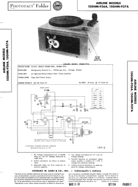 Airline 15GHM-936A; Montgomery Ward & Co (ID = 2921760) R-Player