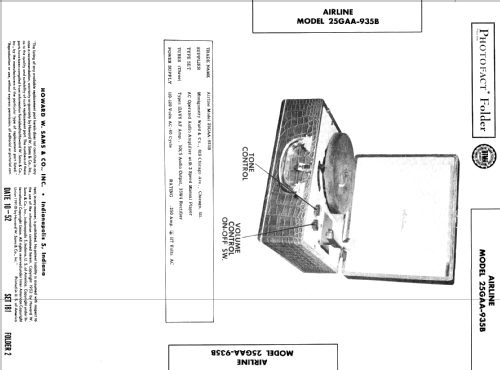 Airline 25GAA-935B; Montgomery Ward & Co (ID = 393084) R-Player