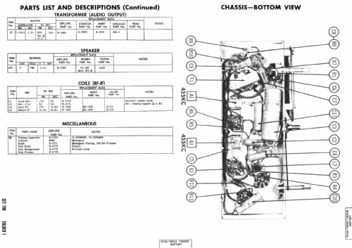 Airline 25GSL-1814A; Montgomery Ward & Co (ID = 390465) Radio