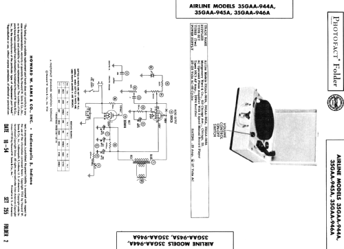 Airline 35GAA-945A; Montgomery Ward & Co (ID = 392396) Ampl/Mixer