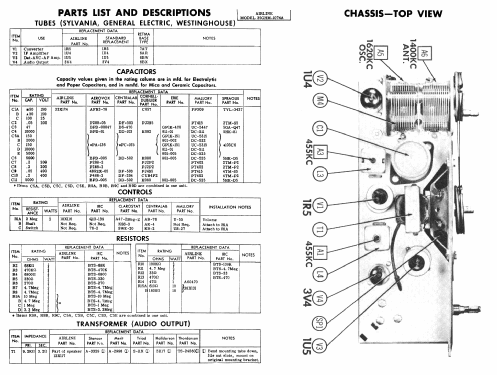 Airline 35GHM-1074A; Montgomery Ward & Co (ID = 390480) Radio