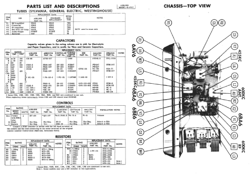 Airline 61-6787; Montgomery Ward & Co (ID = 238004) Car Radio