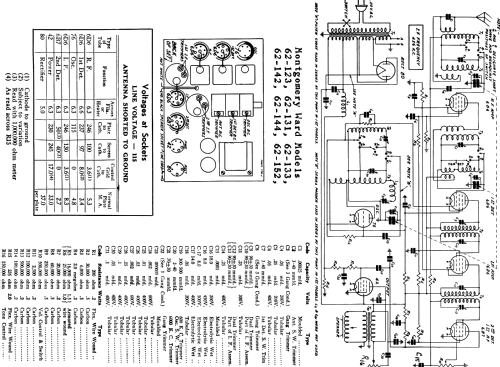 Airline 62-123 ; Montgomery Ward & Co (ID = 50953) Radio