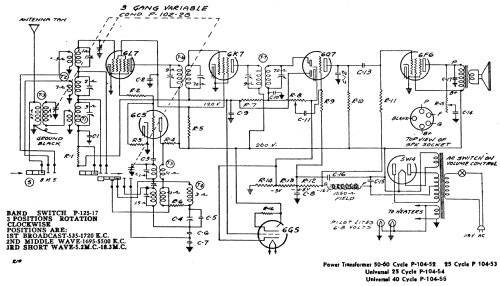 Airline 62-249 Radio Montgomery Ward & Co. Wards, Airline; Chicago ...