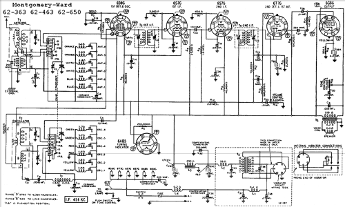 Airline 62-363 Order= P162 A 363; Montgomery Ward & Co (ID = 595468) Radio