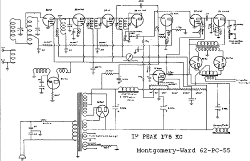 Airline 62-PC-64; Montgomery Ward & Co (ID = 578791) Radio