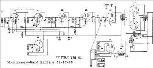 Airline 62-PC-68; Montgomery Ward & Co (ID = 578799) Radio