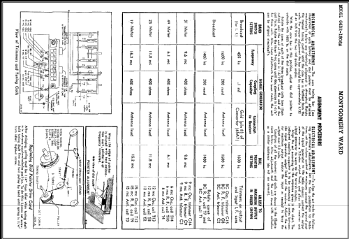 Airline 64BR-1808A; Montgomery Ward & Co (ID = 392187) Radio