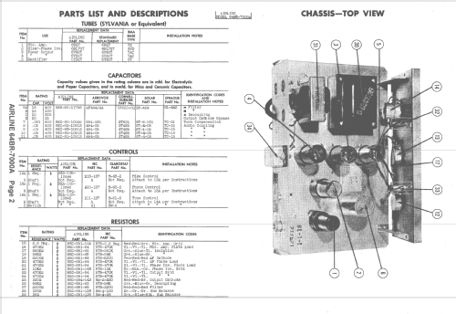 Airline 64BR-7000A ; Montgomery Ward & Co (ID = 1437351) Ampl/Mixer