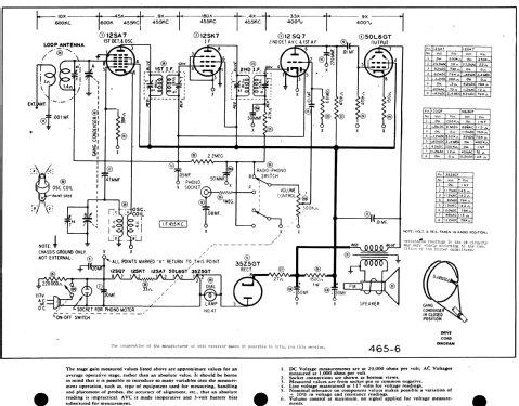 Airline 64WG-2007A; Montgomery Ward & Co (ID = 506552) Radio