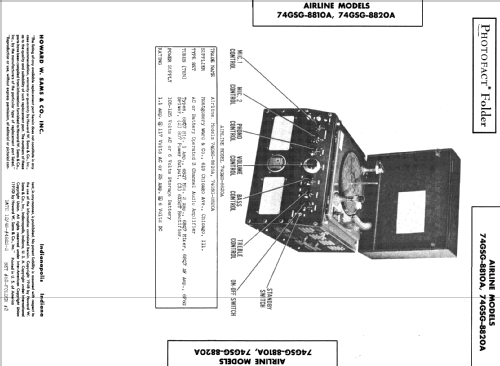 Airline 74GSG-8820A; Montgomery Ward & Co (ID = 393381) R-Player