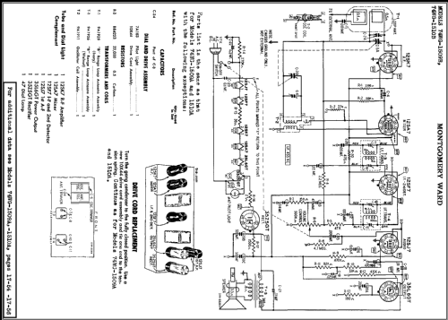 Airline 74W-G1510B; Montgomery Ward & Co (ID = 393618) Radio