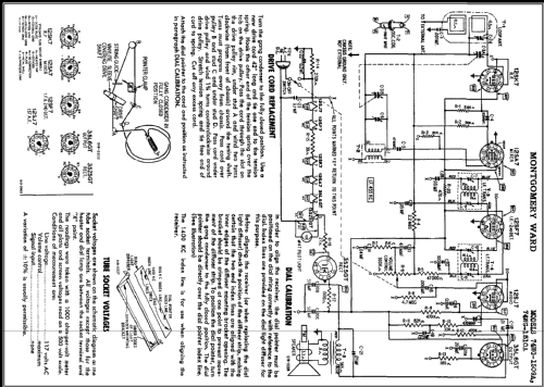 Airline 74WG-1509A Order= 62 C 1509M; Montgomery Ward & Co (ID = 393610) Radio