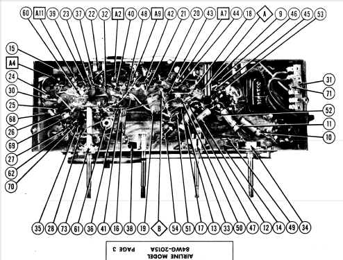 Airline 84WG-2015A ; Montgomery Ward & Co (ID = 968124) Radio