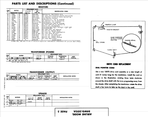 Airline 84WG-2015A ; Montgomery Ward & Co (ID = 968126) Radio