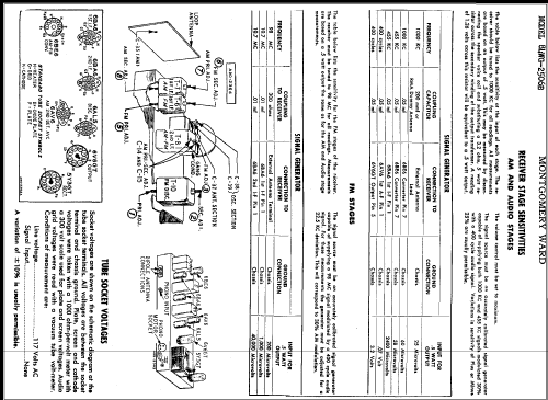 Airline 84WG-2506B; Montgomery Ward & Co (ID = 347363) Radio