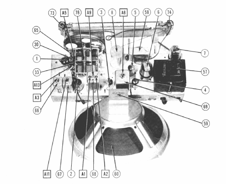 Airline 84WG-2714F; Montgomery Ward & Co (ID = 388865) Radio