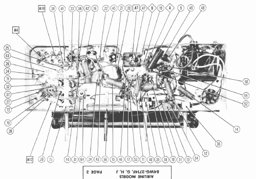 Airline 84WG-2714F; Montgomery Ward & Co (ID = 388866) Radio