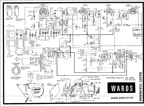 Airline 84WG-2714G; Montgomery Ward & Co (ID = 96138) Radio