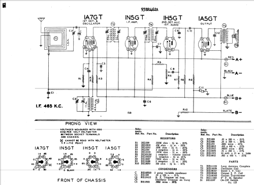 Airline 93BR-1462A Order= 362 A 1462 ; Montgomery Ward & Co (ID = 1911228) Radio