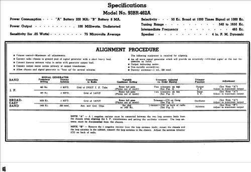 Airline 93BR-1462A Order= 362 A 1462 ; Montgomery Ward & Co (ID = 1911230) Radio