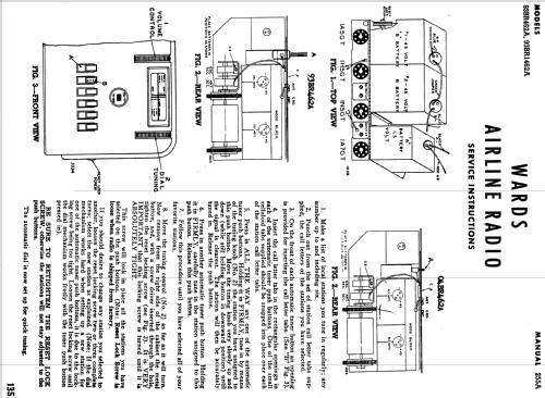 Airline 93BR-1462A Order= 362 A 1462 ; Montgomery Ward & Co (ID = 1911233) Radio