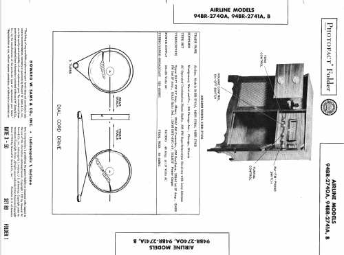 Airline 94BR-2740A ; Montgomery Ward & Co (ID = 1610834) Radio