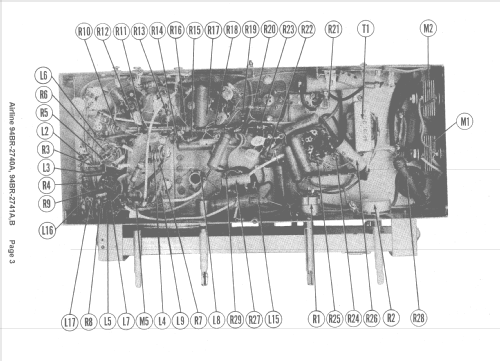 Airline 94BR-2740A ; Montgomery Ward & Co (ID = 1610836) Radio