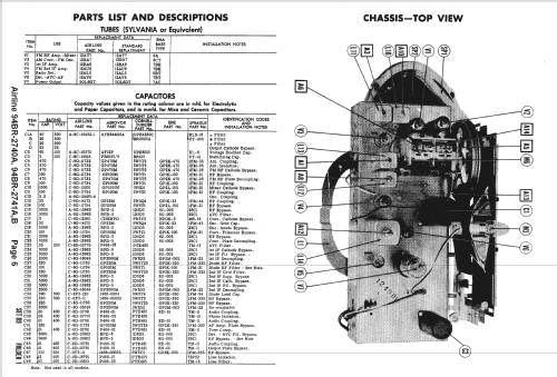 Airline 94BR-2740A ; Montgomery Ward & Co (ID = 1610838) Radio