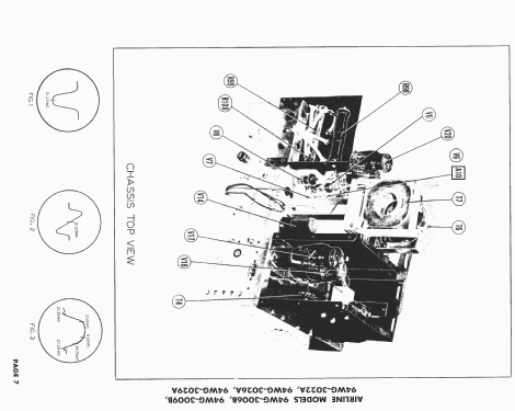 Airline 94WG-3006B ; Montgomery Ward & Co (ID = 1571736) Television