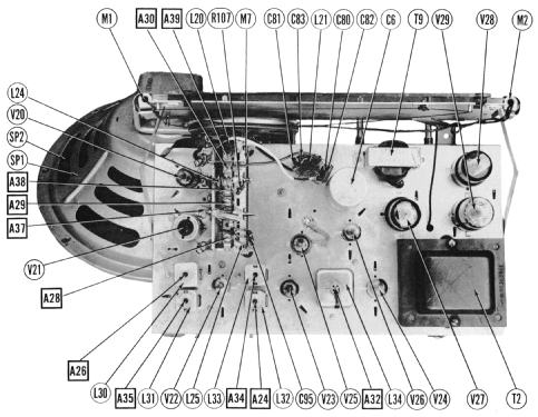 Airline 94WG-3008A; Montgomery Ward & Co (ID = 1435302) TV Radio