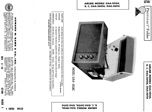 Airline GAA-1014A ; Montgomery Ward & Co (ID = 583238) R-Player