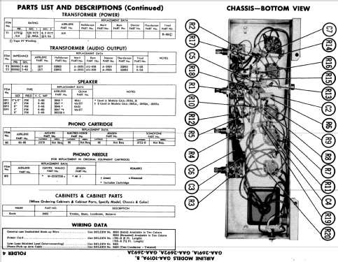 Airline GAA-1019A ; Montgomery Ward & Co (ID = 586957) R-Player