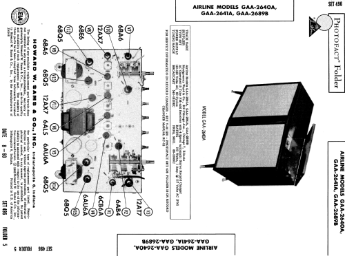 Airline GAA-2640A ; Montgomery Ward & Co (ID = 586988) Radio