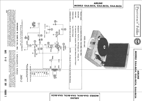 Airline GAA-863A; Montgomery Ward & Co (ID = 2428388) Sonido-V