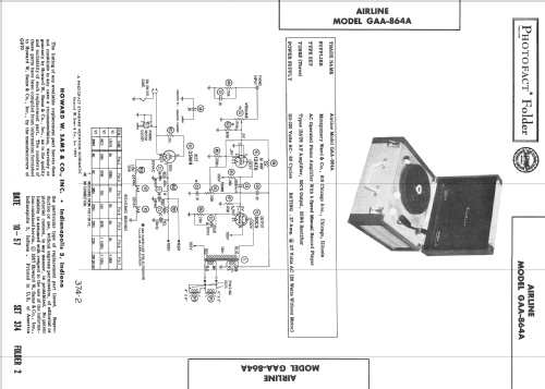 Airline GAA-864A; Montgomery Ward & Co (ID = 2448705) Ton-Bild