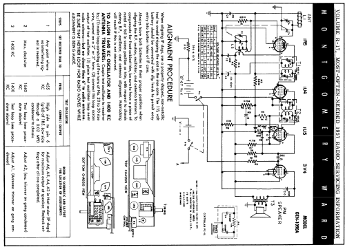 Airline GEN-1090A ; Montgomery Ward & Co (ID = 130571) Radio