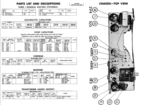 Airline GEN-1090A ; Montgomery Ward & Co (ID = 551377) Radio