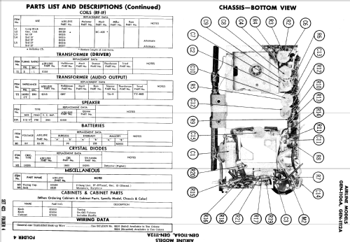 Airline GEN-1106A ; Montgomery Ward & Co (ID = 741801) Radio