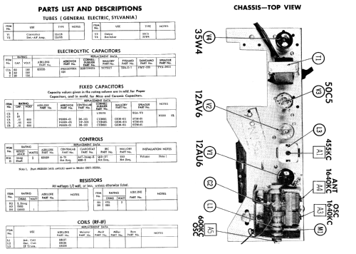 Airline GEN-1628A ; Montgomery Ward & Co (ID = 720927) Radio