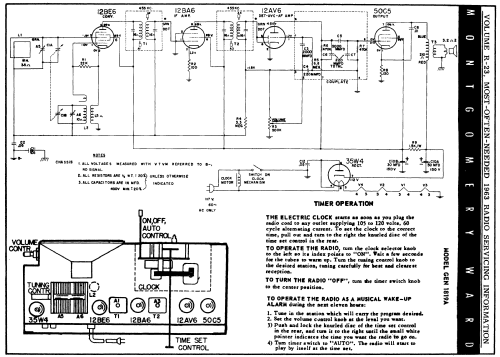 Airline GEN-1819A ; Montgomery Ward & Co (ID = 172812) Radio