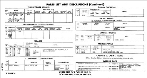 Airline GEN-2645B ; Montgomery Ward & Co (ID = 603471) Radio