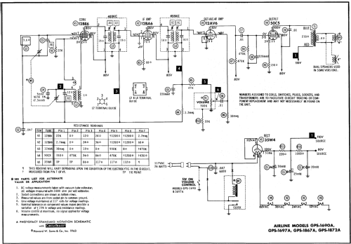 Airline GPS-1867A ; Montgomery Ward & Co (ID = 551801) Radio