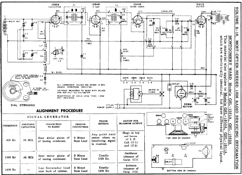 Airline GSL-1650A ; Montgomery Ward & Co (ID = 124588) Radio