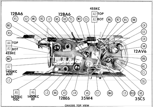 Airline GTM-1638A ; Montgomery Ward & Co (ID = 551696) Radio