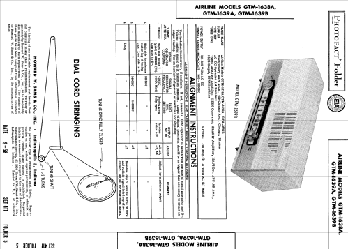 Airline GTM-1638A ; Montgomery Ward & Co (ID = 551698) Radio