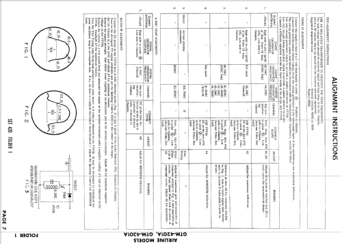 Airline GTM-4201A ; Montgomery Ward & Co (ID = 864238) Television