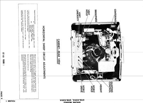 Airline GTM-4201A ; Montgomery Ward & Co (ID = 864240) Television