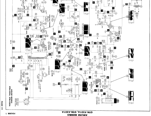 Airline GTM-4201A ; Montgomery Ward & Co (ID = 864250) Television