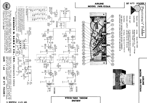 Airline JWR-1036A ; Montgomery Ward & Co (ID = 551682) R-Player